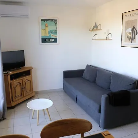 Vue Parking Gratuit Fibre Collioure