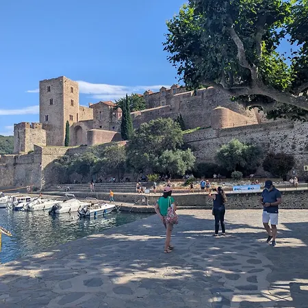 Vue Parking Gratuit Fibre Apartmán Collioure